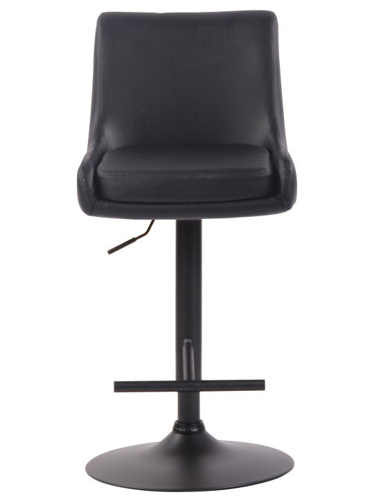Barstol Club imiteret læder, sort Barstol Club imiteret læder, sort