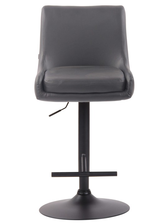 Barstol Club imiteret læder, grå Barstol Club imiteret læder, grå