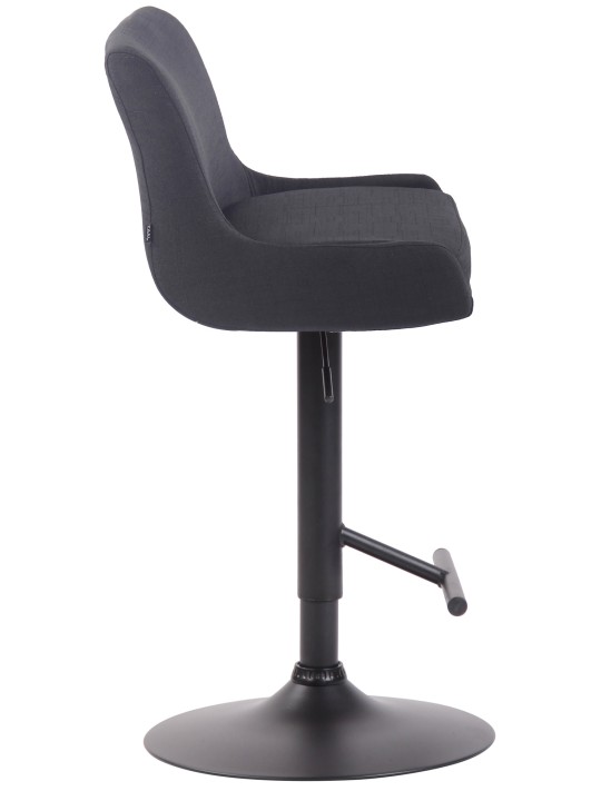 Barstol klubstof, sort