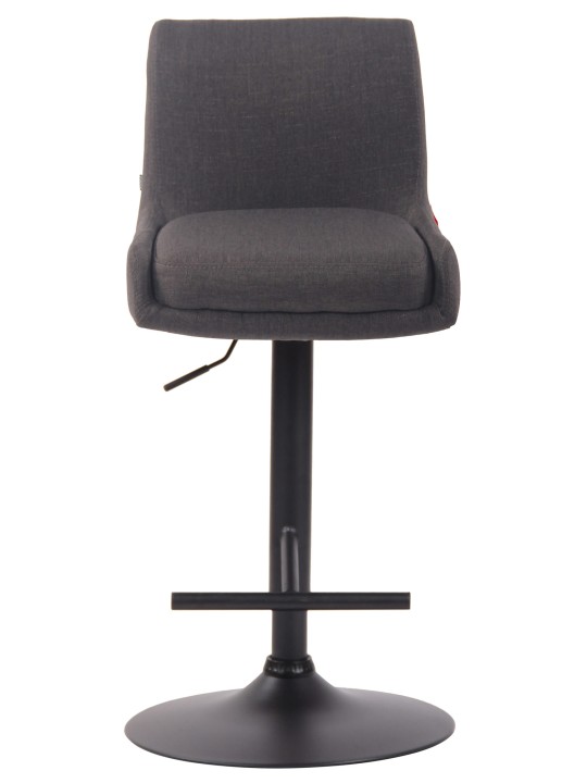 Barstol klubstof, mørkegrå
