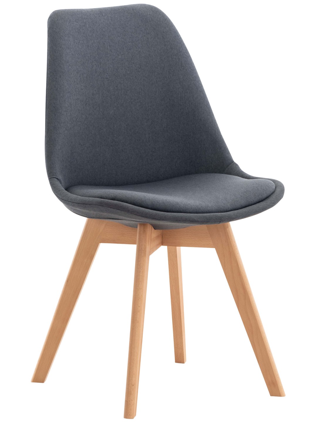 Stol Linares stof, mørkegrå