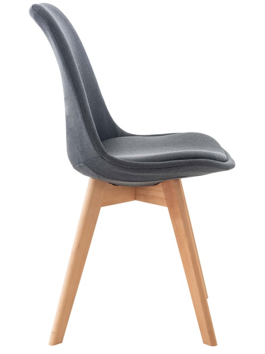 Stol Linares stof, mørkegrå Stol Linares stof, mørkegrå