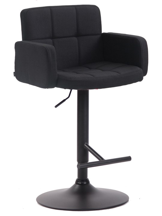 Barstol Los Angeles, stof, sort Barstol Los Angeles, stof, sort