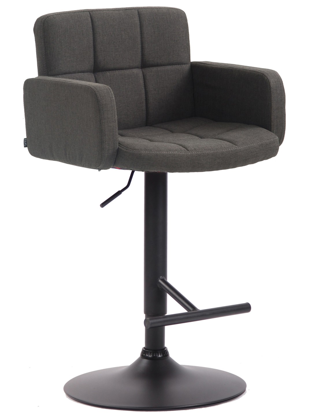 Barstol Los Angeles, stof, mørkegrå