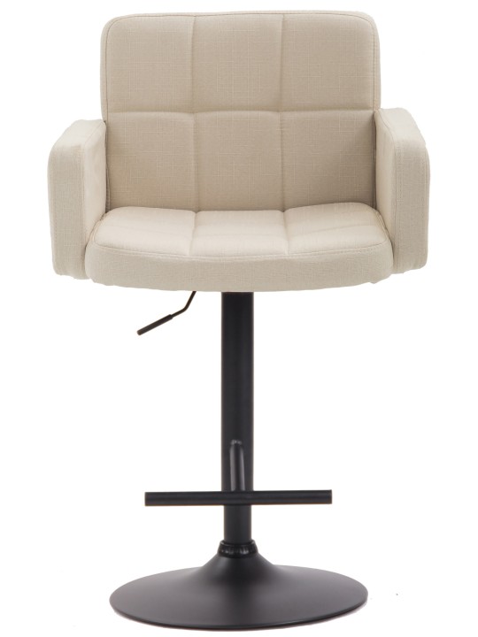 Barstol Los Angeles, stof, creme