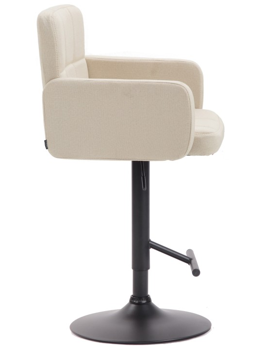 Barstol Los Angeles, stof, creme