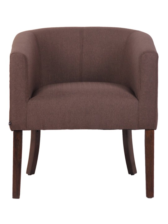 Lænestol Nemea stof antik, brun