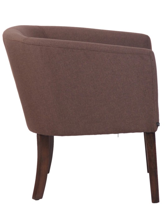 Lænestol Nemea stof antik, brun