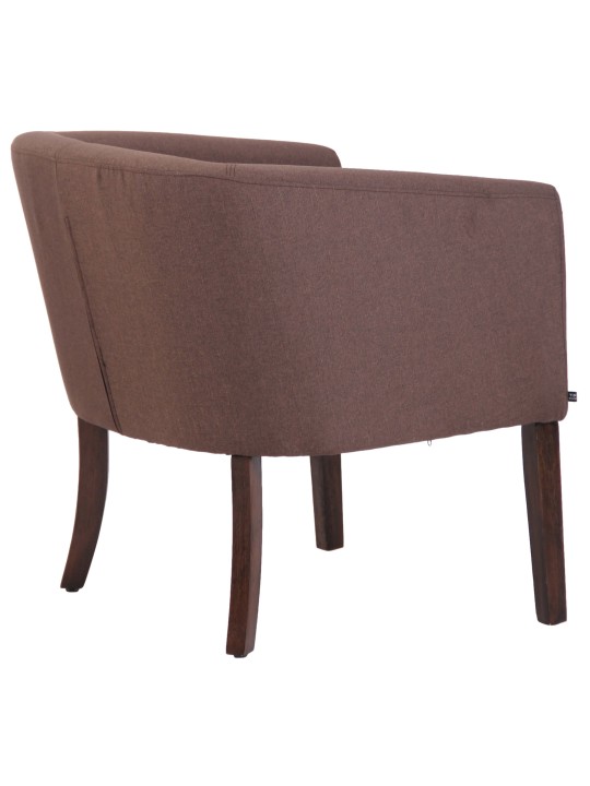 Lænestol Nemea stof antik, brun