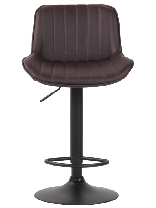 Barstol Lentini imiteret læder, brun