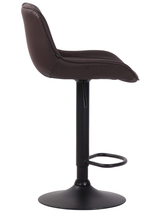 Barstol Lentini imiteret læder, brun