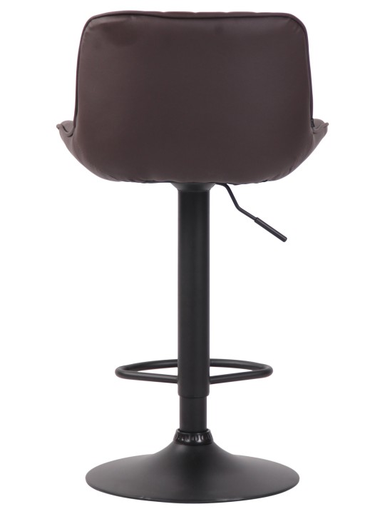 Barstol Lentini imiteret læder, brun