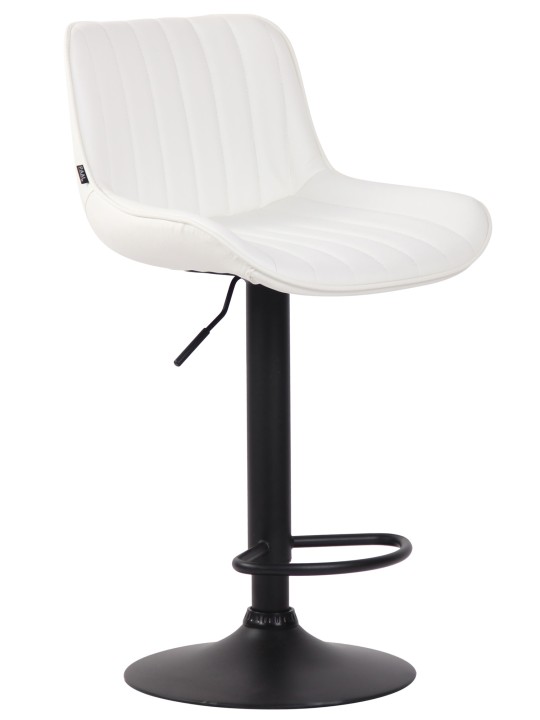 Barstol Lentini imiteret læder, hvid Barstol Lentini imiteret læder, hvid