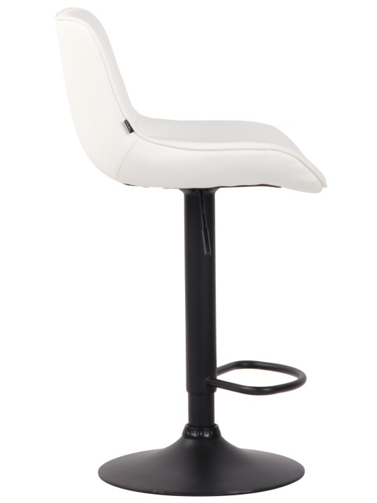Barstol Lentini imiteret læder, hvid Barstol Lentini imiteret læder, hvid