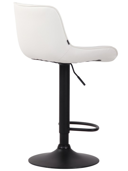 Barstol Lentini imiteret læder, hvid Barstol Lentini imiteret læder, hvid