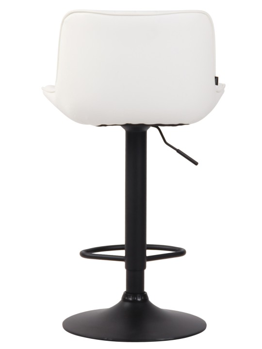 Barstol Lentini imiteret læder, hvid Barstol Lentini imiteret læder, hvid