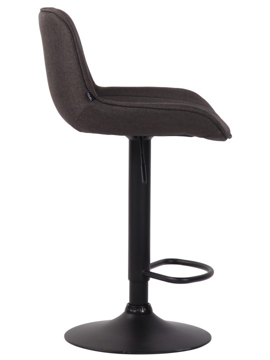 Barstol Lentini stof, mørkegrå