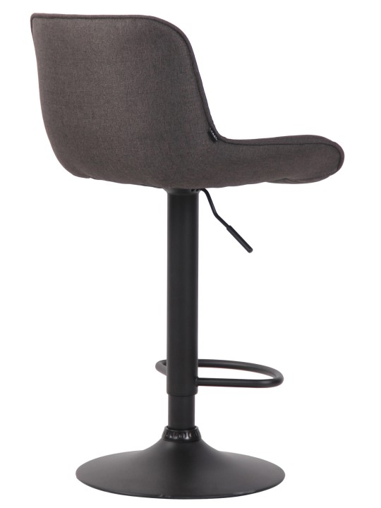 Barstol Lentini stof, mørkegrå