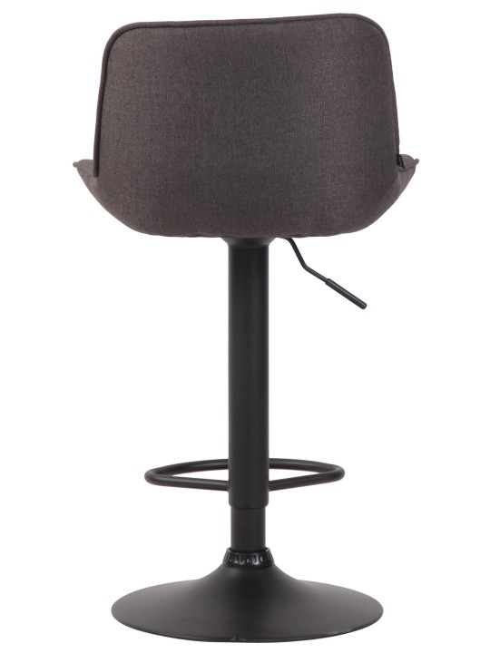 Barstol Lentini stof, mørkegrå