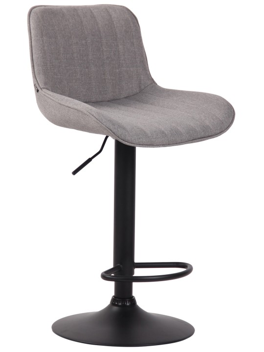 Barstol Lentini stof, grå