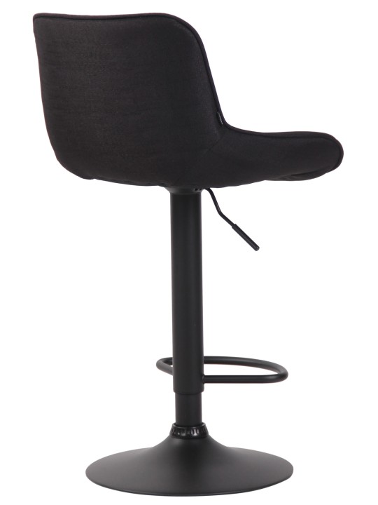 Barstol Lentini stof, sort