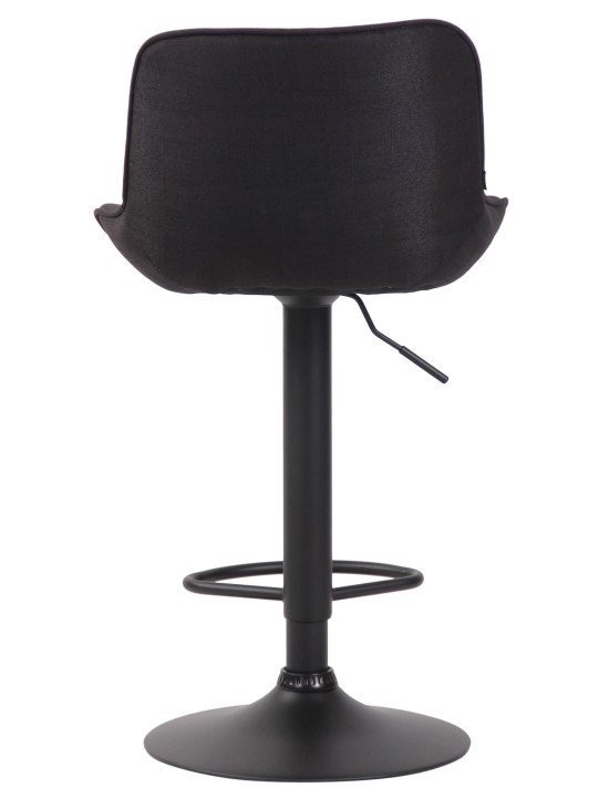Barstol Lentini stof, sort