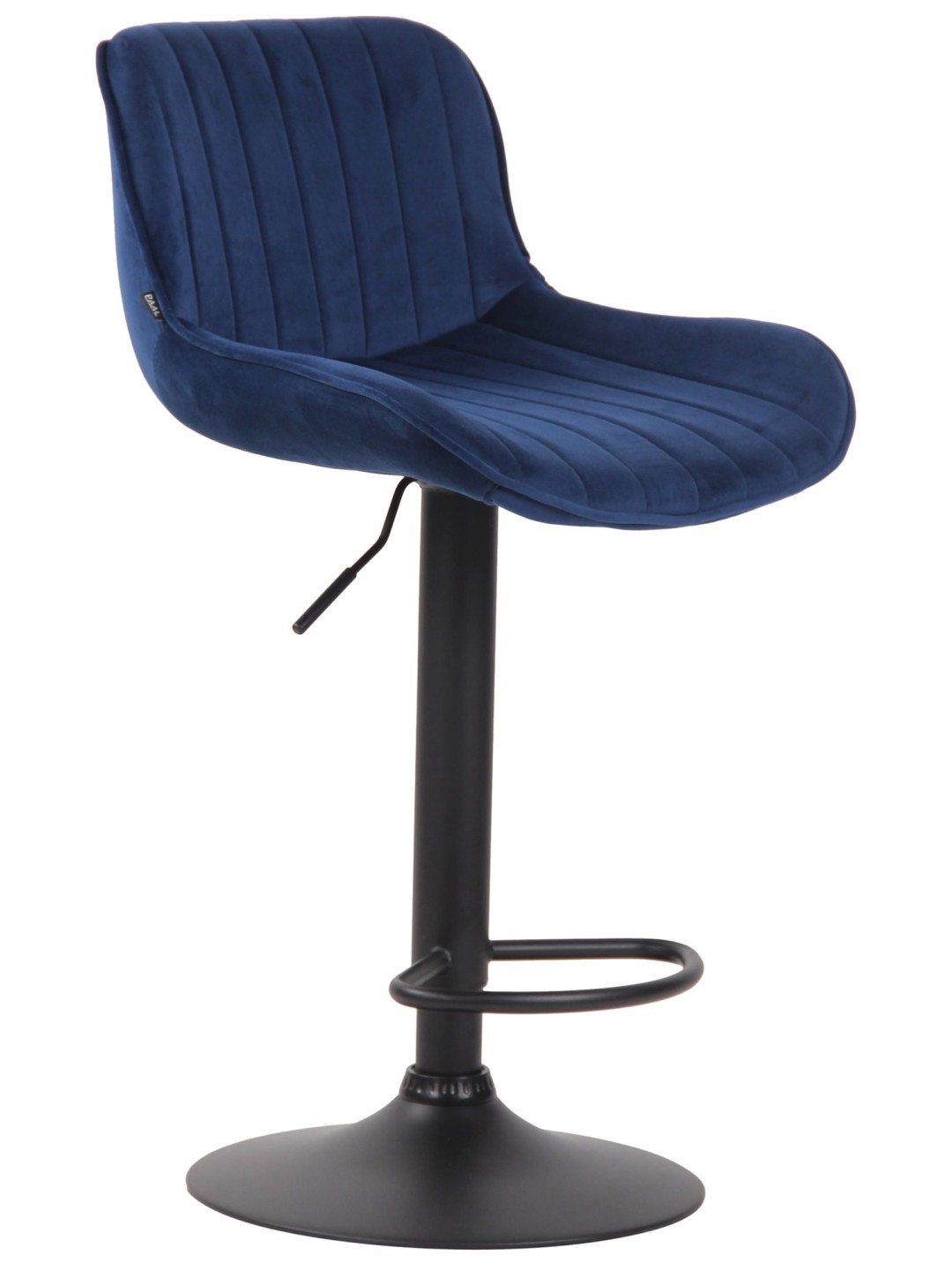Barstol Lentini fløjl, blå