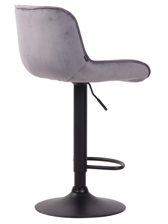 Barstol Lentini fløjl, mørkegrå Barstol Lentini fløjl, mørkegrå