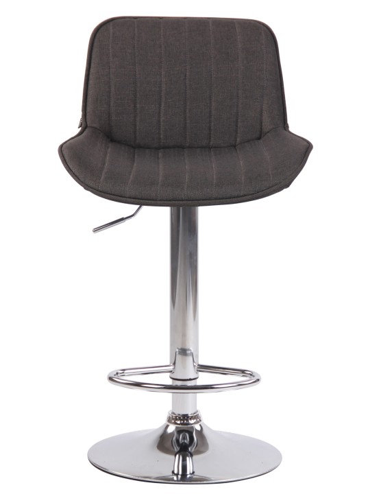 Barstol Lentini stof krom, mørkegrå Barstol Lentini stof krom, mørkegrå