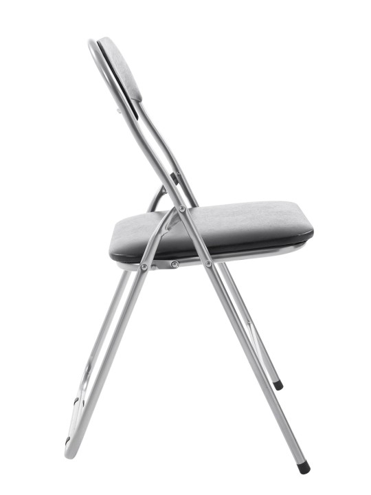 Klapstol Felix, sort/sølv