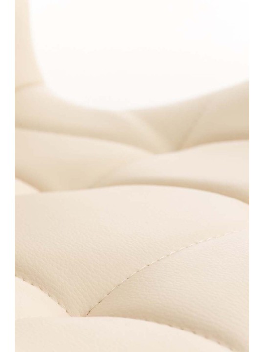 Sæt med 4 spisestuestole Elda imiteret læder, creme Sæt med 4 spisestuestole Elda imiteret læder, creme