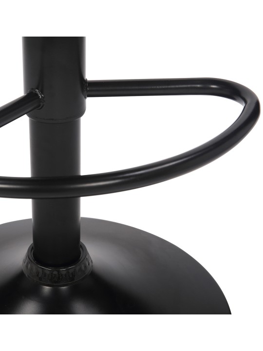 Sæt med 2 barstole Feni fløjl, grå