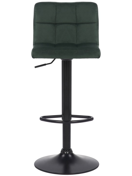 Sæt med 2 barstole Feni fløjl, grøn