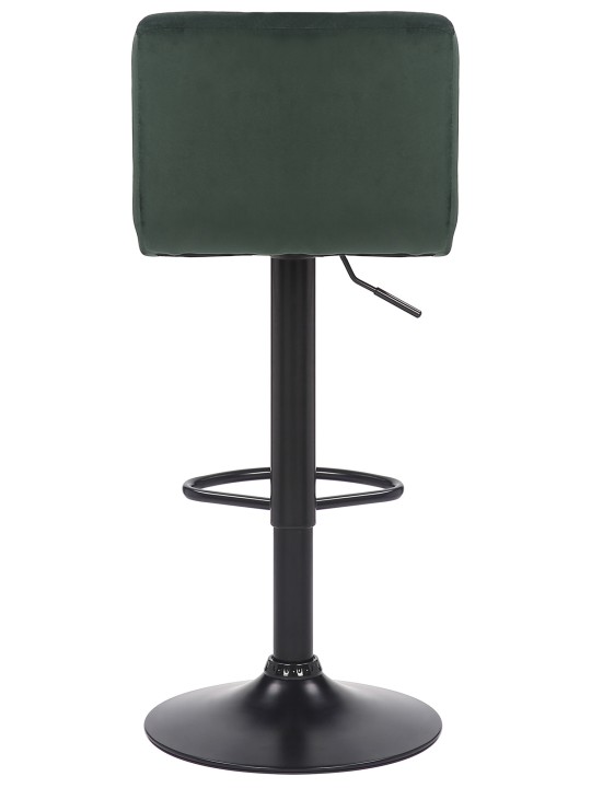 Sæt med 2 barstole Feni fløjl, grøn