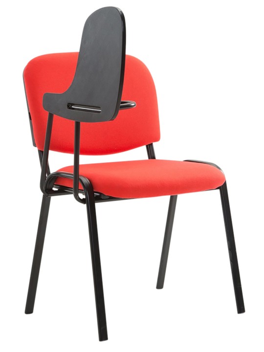 Sæt med 4 Ken stole med klapbordsstof, rød Sæt med 4 Ken stole med klapbordsstof, rød