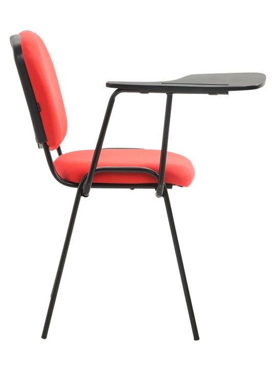 Sæt med 4 Ken stole med klapbordsstof, rød Sæt med 4 Ken stole med klapbordsstof, rød