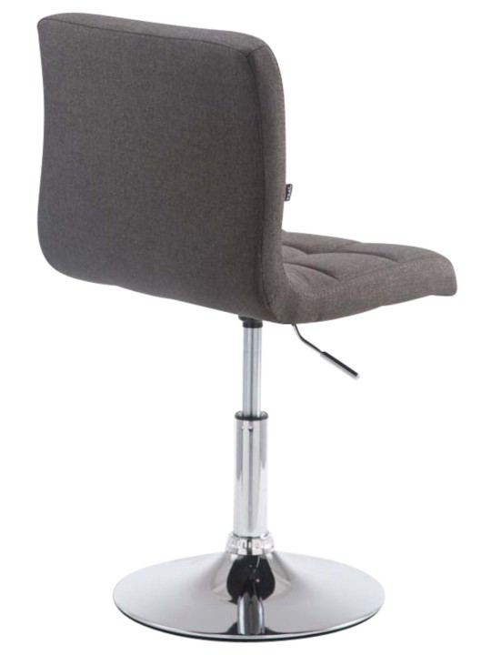 Sæt med 4 Palma Lounger V2 stof, mørkegrå