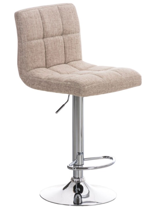 Sæt med 2 barstole Peru STOF C, creme