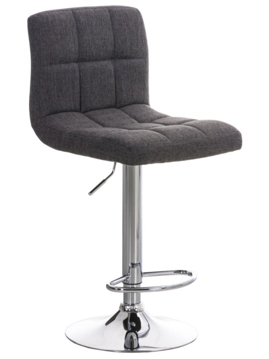 Sæt med 2 barstole Peru STOF C, lysegrå