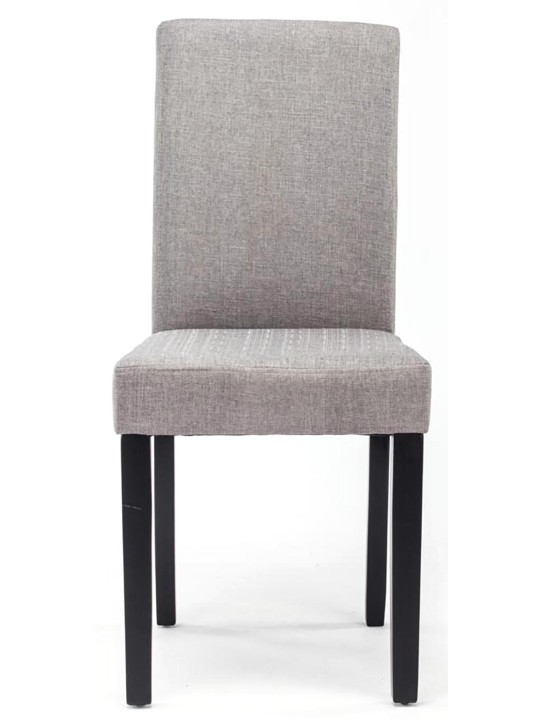 Spisestuestol Ina stof, lysegrå