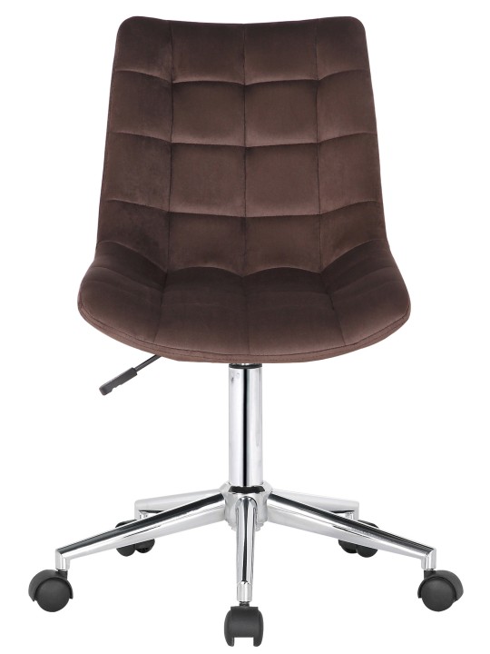 Kontorstol Medford fløjl, brun