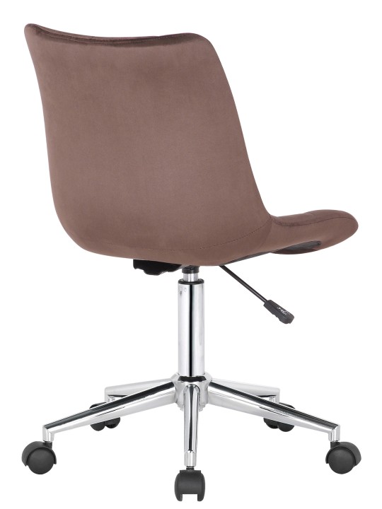 Kontorstol Medford fløjl, brun
