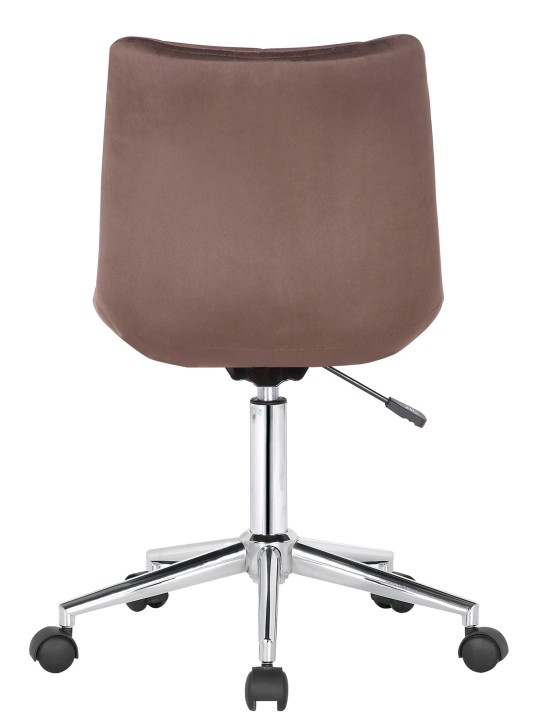 Kontorstol Medford fløjl, brun