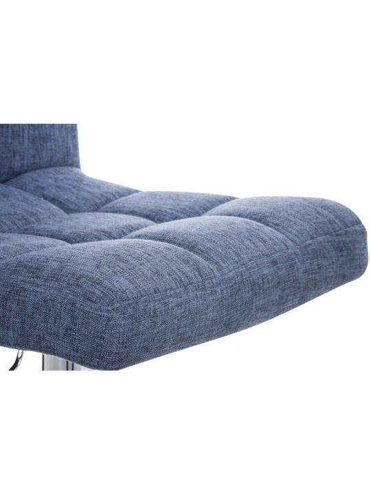 Sæt med 2 barstole Peru STOF C, blå