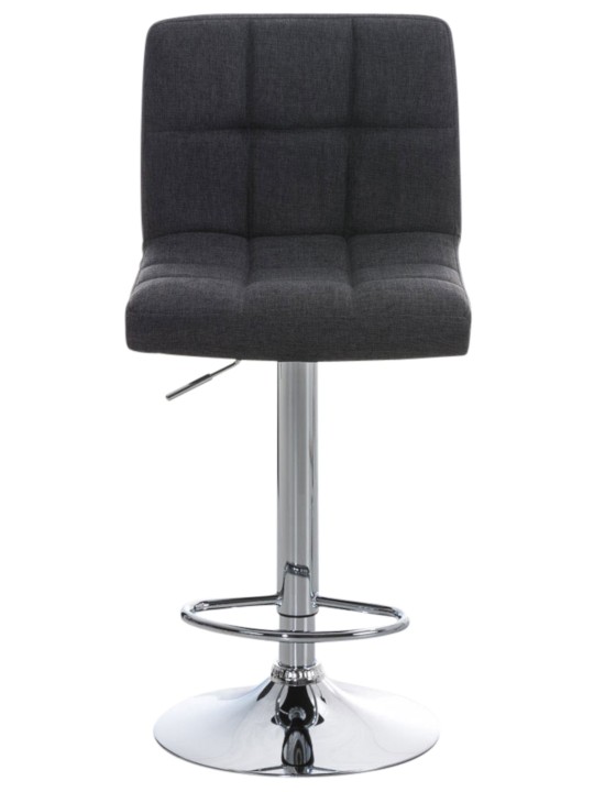 Sæt med 2 barstole Peru STOF C, mørkegrå