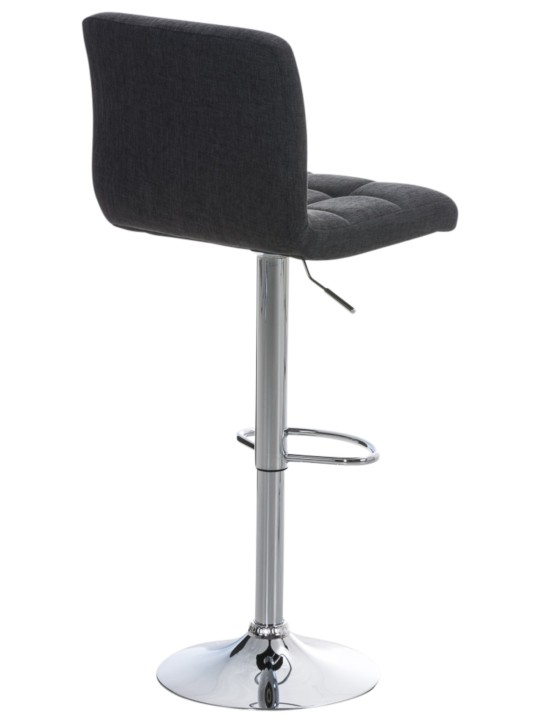 Sæt med 2 barstole Peru STOF C, mørkegrå