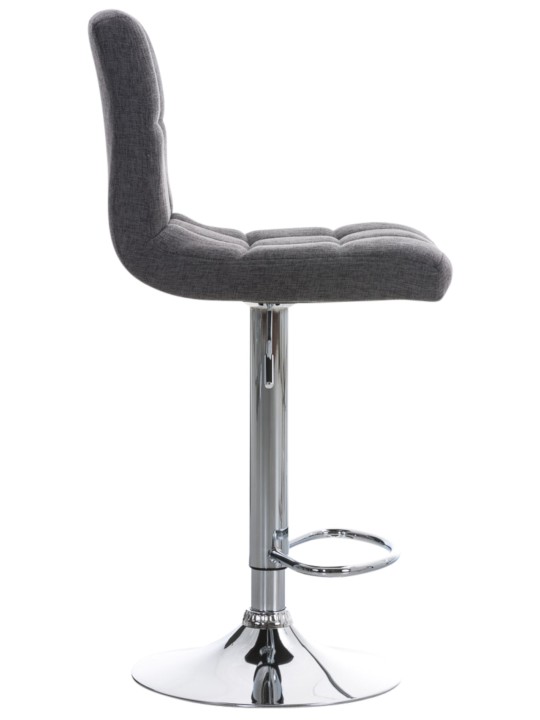 Sæt med 2 barstole Peru STOF C, lysegrå