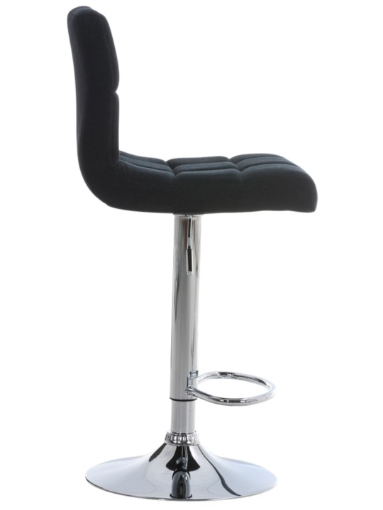 Sæt med 2 barstole Peru STOF C, sort