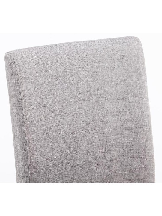 Sæt med 4 spisestuestole Ina stof cappuccino, lysegrå Sæt med 4 spisestuestole Ina stof cappuccino, lysegrå