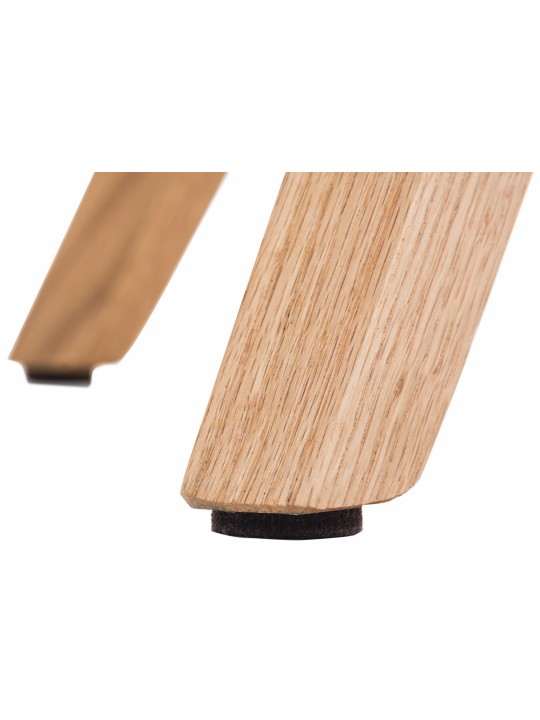 Stol Pegleg stof Firkantet natura, blå